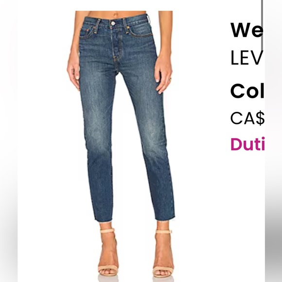 Levi’s Wedgie Skinny in Classic Tint - Picture 4 of 6